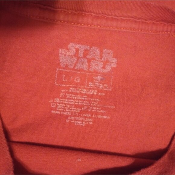 Star Wars Mens T-shirt Red Size Large - Picture 4 of 6